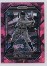 2023 Panini Prizm Pink Ice Prizm Sam Crawford #230 HOF 0o2b