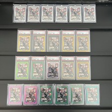 2023-24 Prizm Russell Westbrook Near Complete Rainbow Set Black Shimmer 1/1 READ