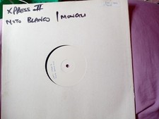 X Press 2 Lazy Moto Blanco Mix 12inch Viynl Records White label DJ press 