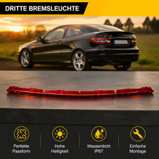 LED 3. Bremsleuchte rot, Rückleuchte hinten für Mercedes CLC CL203 01-11