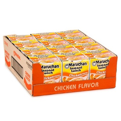 Maruchan Instant Lunch Ramen Noodles, Chicken Flavor 2.25 Ounce (Pack of 12)