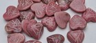 50 Pieces Unique Design Pink Heart Rhodolite 12 mm Cabochon  — photo 1