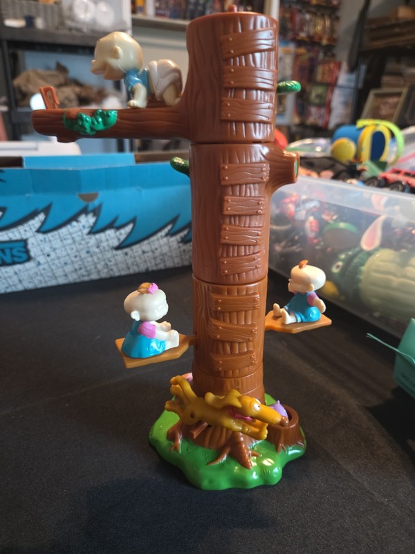 Nickelodeon Rugrats Treehouse Toy Set Burger King 2000s Incomplete