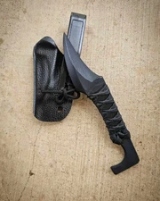 Revenant Corps Talon V2 Fixed Knife 3" Black G10 Construction/Wrapped Handle