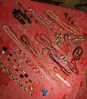Vintage Beaded Necklace Lot 35+Pcs Wearable Costume Jewelry Grab Bag~2.14lbs