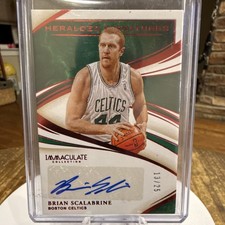2020 PANINI IMMACULATE Heralded Signatures Brian Scalabrine HS-BSC Auto /25