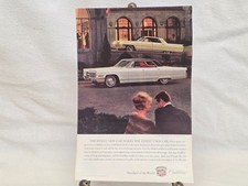 Vintage 1966 Cadillac Full Color Magazine Ad 6 12 X 10. Fair Condition