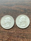 1963 and 1964 D Washington quarters very fine coin,s ..plus a silver surprise