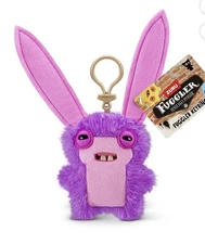 Fuggler Keychain Collectible Monster Long Ears Pink. NWT!