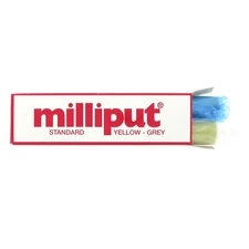Milliput Standard Yellow/Blue 2-Part Self Hardening Epoxy Putty MPP-1