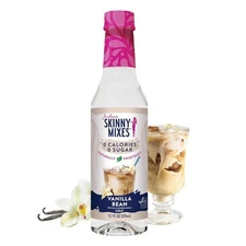Jordan's Skinny Syrup Vanilla Bean 12.6oz Sugar Free Zero Calorie
