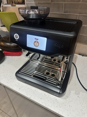 Sage Barista Touch Kaffeemaschine Bohne zu Tasse Schwarz Trüffel SES880BTR