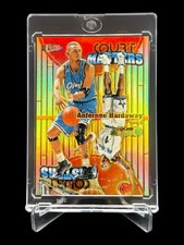 1997/98 Fleer Ultra ANFERNEE HARDAWAY “COURT MASTERS” SSP INSERT HOLO 7 OF 20