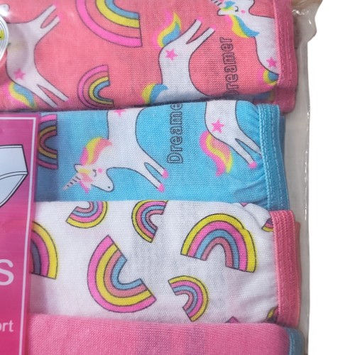 Girl's 5 Pack Briefs Underwear 100% Cotton Size 12 Tagless NIP - Picture 4 of 7