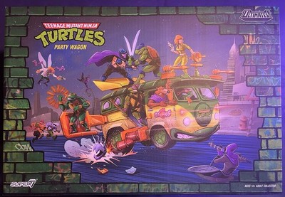 Super7 Teenage Mutant Ninja Turtles Ultimates Party Wagon