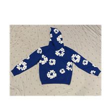 Men s Denim Tears Pullover Hoodie, Front Pockets, Size S