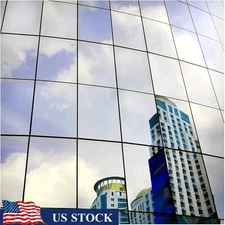 Reflective Window Film Privacy Heat Control UV Protection Easy Install Tool New