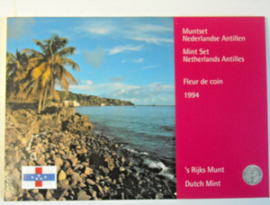 Netherlands Antilles Dutch Mint FDC Mint Set 7 coins FDC 1994 Plastic holder