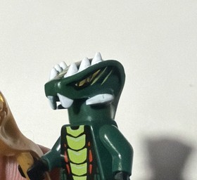 2012 Lego Ninjago 9450 Acidicus Minifigure With Gold Staff