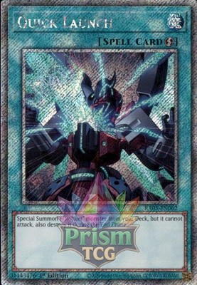 1. Auflage Schnellstart Platin Secret Rare RA05-DE062 Yugioh
