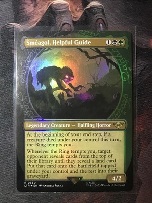 MTG Smeagol, Helpful Guide FOIL Showcase The Lord of the Rings LoTR 0330 NM