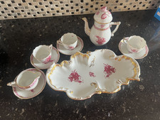 Herend Set da tè cinese bouquet lampone Cina - 10 pezzi