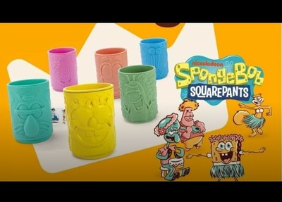 2024 Burger King Spongebob Squarepants TIKI CUP Sandy Squirrel Sealed New NickJr