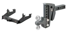 CURT Trailer Hitch Class 5 Towing Kit Ball Mount Adjustable Cushion #15007-45951