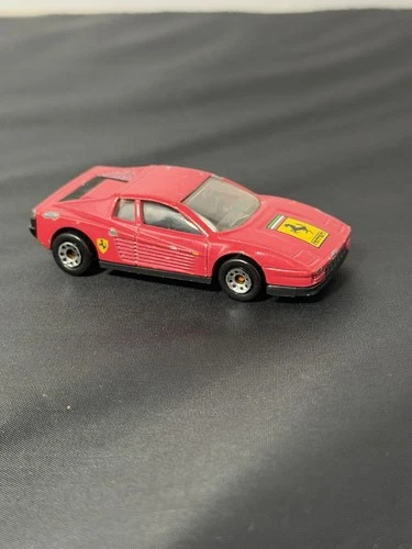 Vintage Matchbox Ferrari Testarossa Red Diecast Car 1986 Macau 1:59