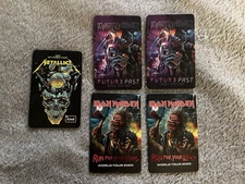 Metallica Iron Maiden Fan Cards 2024 2025 M72 Future Past Run For Your Lives