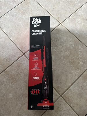 #ad Dirt Devil 3 in 1 Lightweight Corded Stick and Handheld Multi Surface Vacuum $29.99