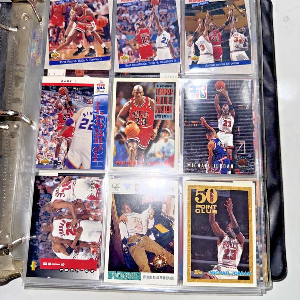 Large Collection Of NBA Vintage Cards 80’s 90’s Jordan, Pippen, Rodman, Barkley - Image 3 of 4