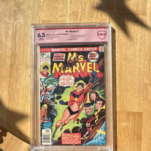 Marvel Comics Ms. Marvel #1 (1977) CBCS 6.5 Key Issue Signed Stan Lee Bronze Age