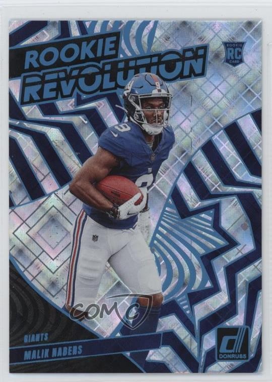 2024 Panini Donruss Rookie Revolution Cosmic 94/100 Malik Nabers #17 RC 15ts