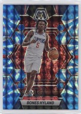 2022-23 Panini Mosaic Reactive Blue Mosaic Prizm Bones Hyland #51 0t2