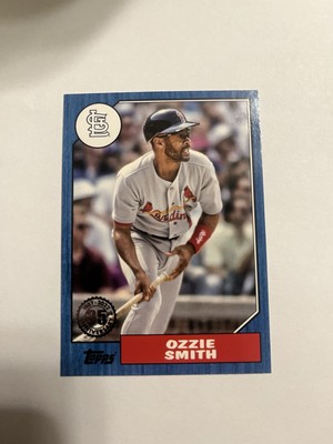 2022 Topps S-1 -  87 Topps Baseball 35th Anniversary Ozzie Smith #T87-95 Blue