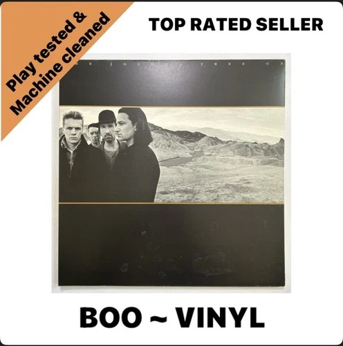 U2 the Joshua Tree Vinyl LP 12" Record Island Records 1987 EX / EX