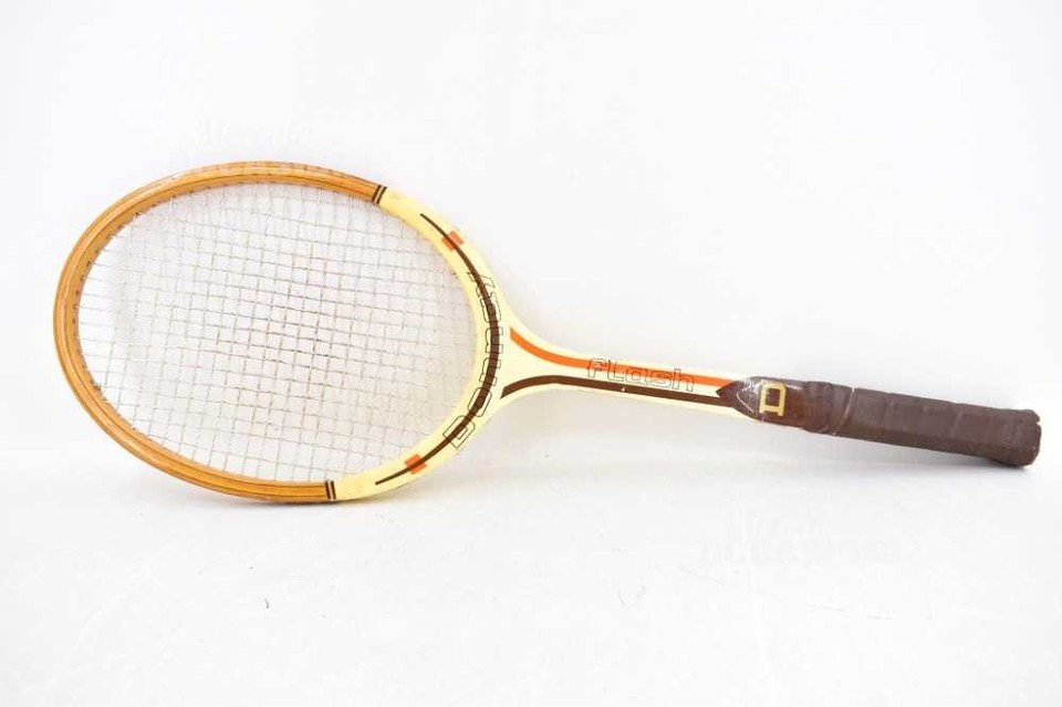 Vintage Donnay Flash Wooden Tennis Racket + Red Case With Balls | eBay UK