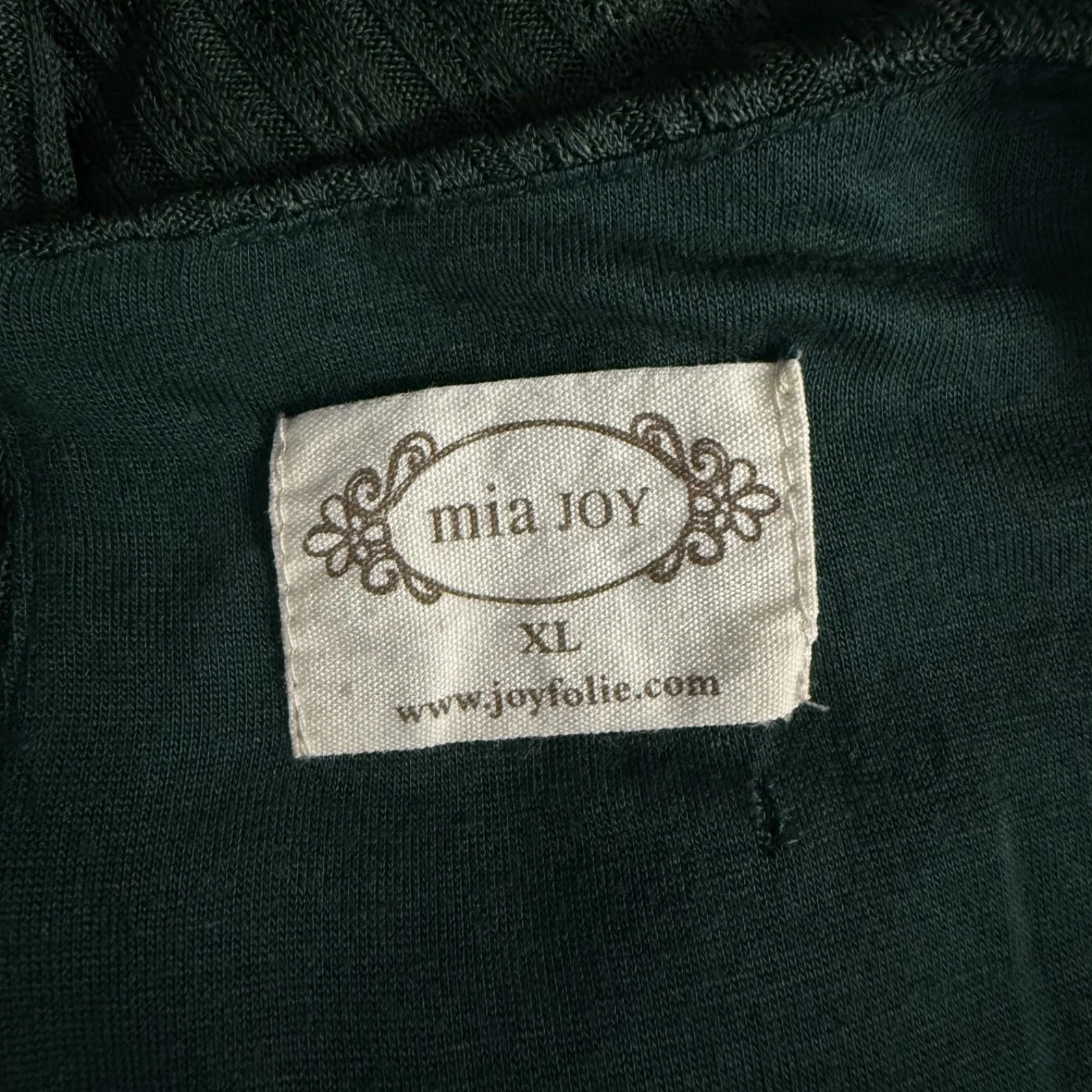 VETEMENTS Maxi abito donna Mia Joy XL verde scuro autorigato elasticizzato