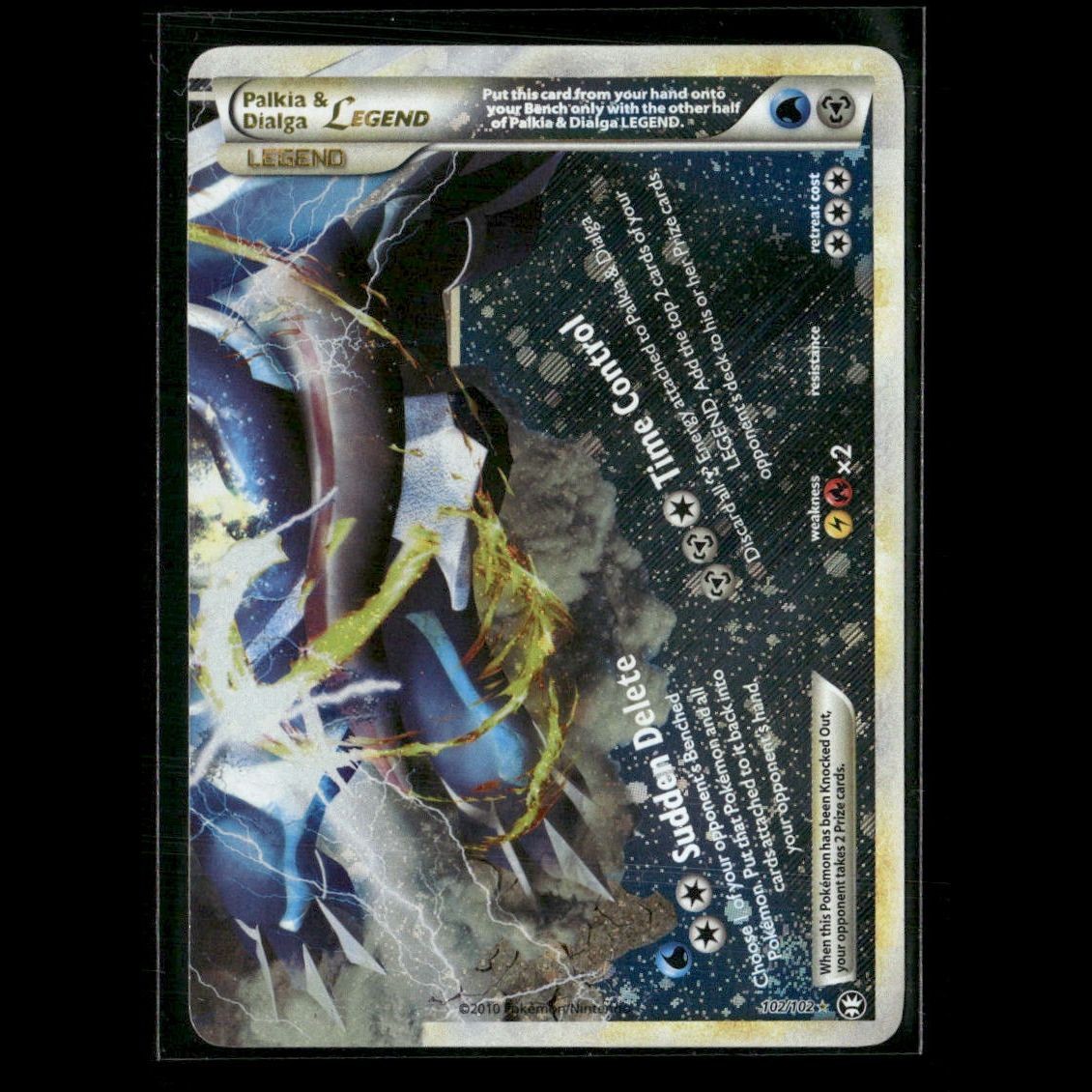 Palkia & Dialga Legend (Bottom) 102/102 Triumphant NM Pokemon | eBay