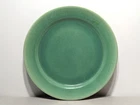 Vintage Bauer Lalinda Dinner Plate 9.5” Jade Green Pistachio MCM Los Angeles USA
