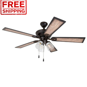 52 In Led Indoor Ceiling Fan Rustic Style Home Design Collection 3