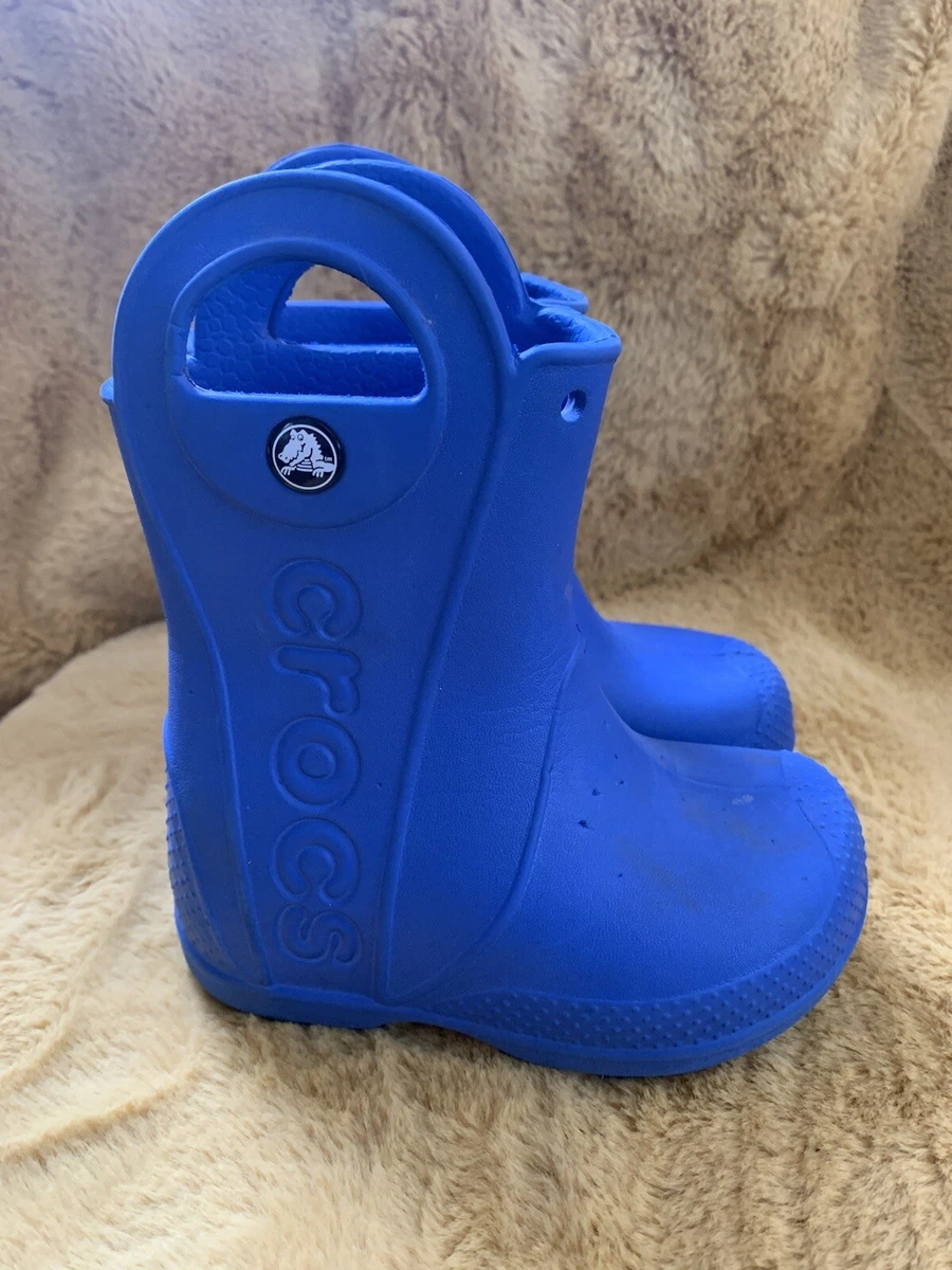 Crocs kids handle sales it rain boots