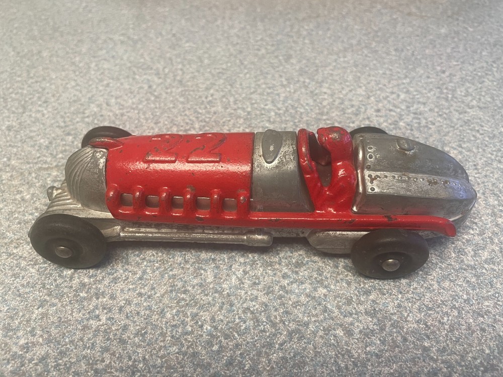 VINTAGE HUBLEY KIDDIE TOY  RACE CAR #22  ORIGINAL