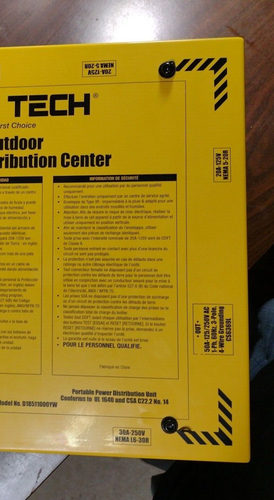 POWER TECH D18511000YW POWER DISTRIBUTION BOX 50 AMP 12 OUTLET NEW IN BOX - Picture 4 of 16