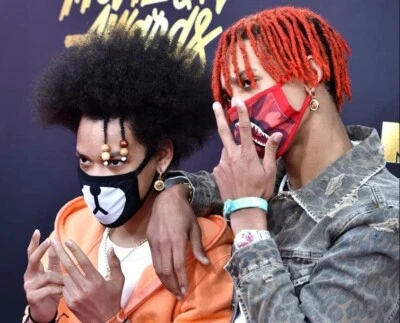 Fashion Ayo and Teo Panda Face Mask Reusable Halloween Party Anty-Dusty