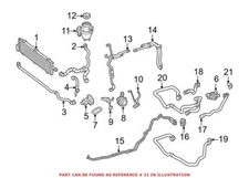 Genuine OEM Engine Coolant Temperature Sensor for Mercedes 0009056102