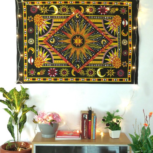 USA Psychedelic Mandala Tapestry Hippie Room Wall Hanging Blanket Art Home Decor - Picture 231 of 301