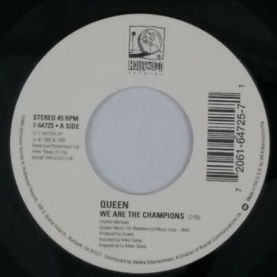 QUEEN We Are The Champions b/w These Are 764725 7