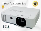 NEC P474W 3LCD Projector 4K 4700 Lumens 2160p Long Lamp Life 20W Speaker HDMI ✅